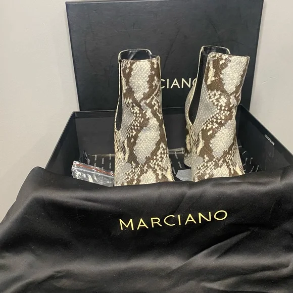Marciano Meilana Snake Print Boots. - Picture 3 of 7